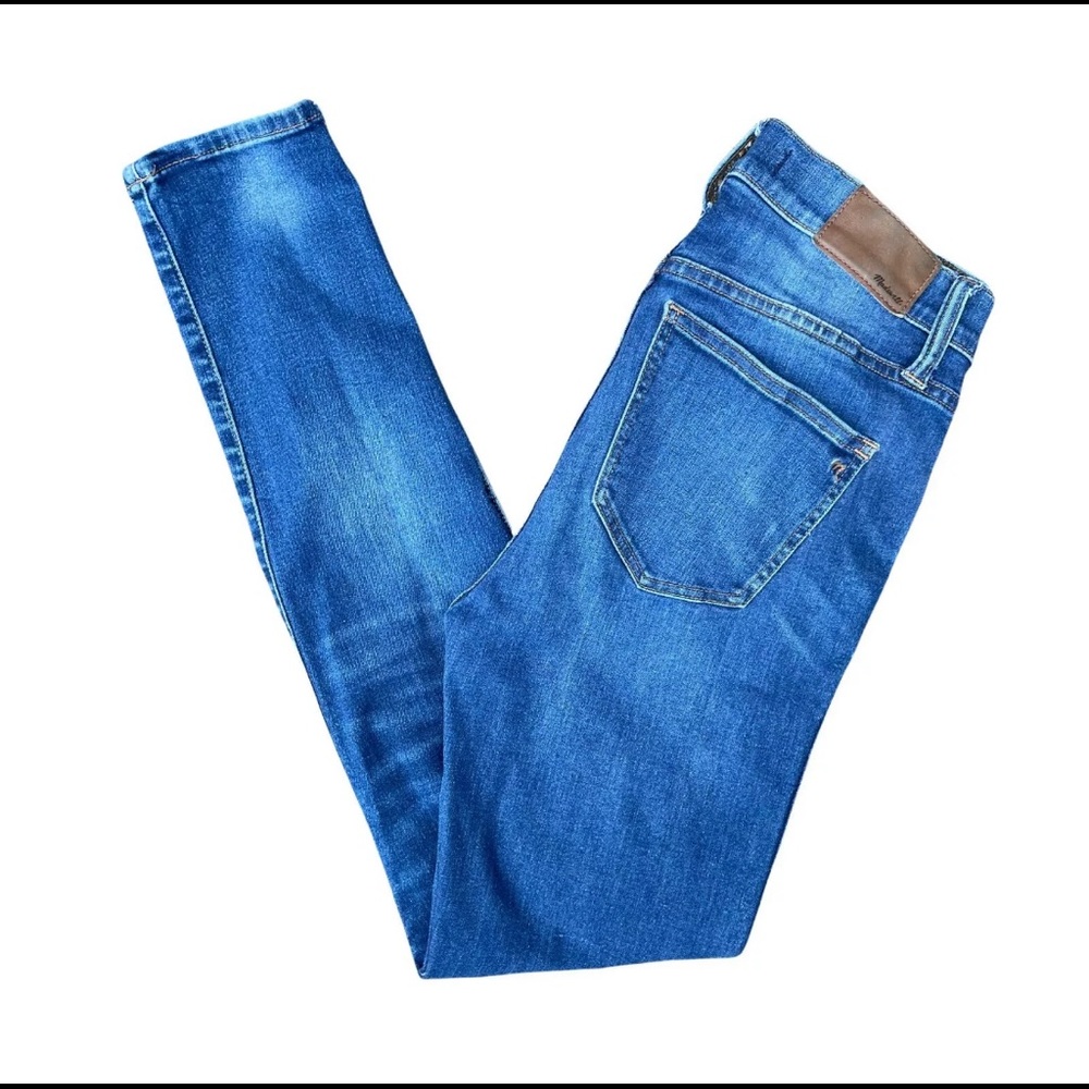 Madewell Womens Medium Wash High-Rise Skinny Jeans Size 26